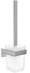 Emco Cue Toilettenb&uuml;rstengarnitur 321500100 chrom, Wandmodell, Kristallglas