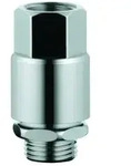 Grohe Sicherungskombination 41230000 chrom, DN15, mit Rohrbel&uuml;fter