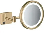 hansgrohe AddStoris Rasierspiegel 41790140 3-fach Vergr&ouml;&szlig;erung, mit LED Leuchte,