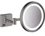 hansgrohe AddStoris Rasierspiegel 41790340 3-fach Vergr&ouml;&szlig;erung, mit LED Leuchte,