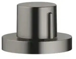 Dornbracht Exzenterbet&auml;tigung 10710970-99 Drehknopf mit runder Rosette, Dark