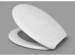 Haro Lago WC-Sitz 529950 Scharniere Edelstahl, FastFix, 2-Punkt, pergamon