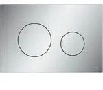 TECEloop WC-Dr&uuml;ckerplatten 9240922 Chrom matt, Kunststoff, f&uuml;r 2-Mengentechnik