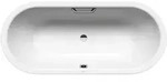 Kaldewei Classic duo Badewanne oval 291210110001 180x80cm, Griffloch, wei&szlig;