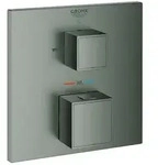 Grohe Grohtherm Cube Fertigmontageset 24155AL0 hard graphite geb&uuml;rstet,