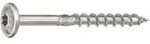 HECO TOPIX-plus - Edelstahl A2 - 8,0x300 mm - Tellerkopf TX40 - Teilgewinde