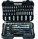Projahn 1/4"+1/2" Steckschl&uuml;ssel Satz 108tlg proficraft, 72 Zahn Knarren