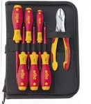 Wiha Werkzeug Set Elektriker Schraubendreher, Kraftseitenschneider 8-tlg. inkl.
