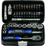 Projahn 1/4" Mini Steckschl&uuml;ssel- & Bit-Box, 38tlg. mit markierten Bits