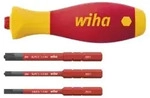 Wiha Schraubendreher mit Bithalter Set SoftFinish&reg; slimVario&reg; electric 4-tlg. mit