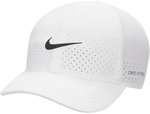 NIKE Dri-FIT ADV Club Unstructured Tennis Cap 100 - white/black S/M