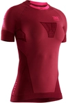 X-BIONIC Invent 4.0 Laufshirt Damen namib red/neon flamingo XS