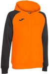 JOMA Academy IV Kapuzen-Trainingsjacke M&auml;dchen 881 - orange/schwarz 152
