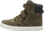 hummel Stadil High Winter Sneaker gef&uuml;ttert Kinder 6086 - dark olive 26