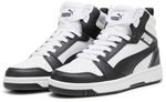 PUMA Rebound V6 Mid-Top Sneaker Kinder 01 - PUMA white/PUMA black/shadow gray 35.5