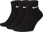 3er Pack NIKE Everyday Cushioned Ankle Trainingsocken black/white 34-38