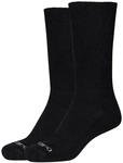 2er Pack camano Diabetiker Crew Funktionssocken 0005 - black 35-38