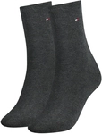 2er Pack TOMMY HILFIGER Casual Socken Damen 030 - anthracite melange 35-38
