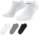 3er Pack NIKE Everyday Cushioned Trainingssocken No-Show multi-color 34-38