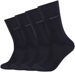 4er Pack camano Soft Crew Socken 0004 - navy 35-38