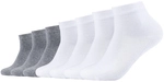 7er Pack camano Soft Bio-Baumwoll Quarter Socken 0001 - white 43-46