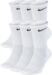 6er Pack NIKE Everyday Cushioned Crew-Trainingssocken white/black 34-38