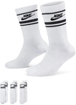 3er Pack NIKE Sportswear Everyday Essential Retro-Sportsocken 103 - white/black/black