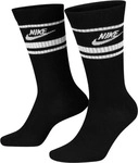 3er Pack NIKE Sportswear Everyday Essential Retro-Sportsocken 010 - black/white 34-38