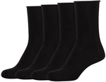 4er Pack s.Oliver Silky Touch Sustainable Crew Socken Damen 0005 - black 35-38