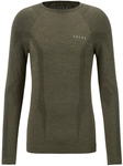 FALKE Wool Tech langarm Unterhemd Herren 7830 - olive S