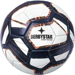 DERBYSTAR Street Soccer Fu&szlig;ball wei&szlig;/blau/orange 5