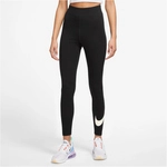 NIKE Sportswear Classics High-Waist Graphic Leggings Damen 010 - black/sail XS