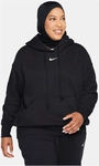 NIKE Sportswear Phoenix Fleece Oversized Hoodie Damen 010 - black/sail XS