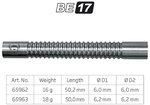 BULL'S BE-17 Soft Darts Barrel 16 g