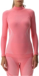 UYN Evolutyon langarm Funktionsshirt Damen P372 - flamingo/white/white L/XL