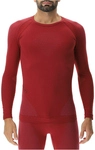 UYN Evolutyon langarm Funktionsshirt Herren R723 - sofisticated red/bordeaux/bordeaux