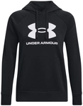 UNDER ARMOUR Rival Fleece Big Logo Hoodie Damen 001 - black/white L