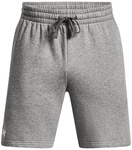 UNDER ARMOUR Rival Fleece Shorts Herren 025 - castlerock light heather/white S