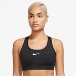 NIKE Swoosh Medium Support Padded Sport-BH Damen 010 - black/white XS