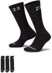 3er Pack NIKE Jordan Essentials Crew-Socken 010 - black/white 34-38