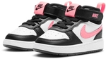 NIKE Court Borough Mid 2 Baby-Sneaker 005 - black/sunset pulse-white 17