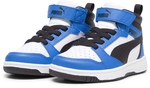 PUMA Rebound V6 Mid AC+ Sneaker Kinder 06 - PUMA white/PUMA black/racing blue 28