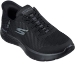 SKECHERS Go Walk Flex Grand Entry Slipper Damen BBK - schwarz 37