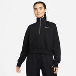 NIKE Sportswear Phoenix Fleece 1/2-Zip Oversize Sweatshirt Damen 010 - black/sail XS