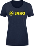 JAKO Promo T-Shirt Damen marine meliert/neongelb 42
