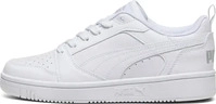 Puma 393833-33, PUMA Rebound V6 Lo Sneaker Kinder 33 - blue jewel/feather gray/puma