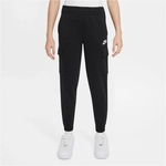 NIKE Sportswear Club Fleece Cargohose Kinder 010 - black/black/white XS...