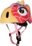 CRAZY SAFETY Giraffe Fahrradhelm Kinder 0104 - red S (49-55 cm)