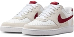 NIKE Court Vision Low Sneaker Damen 100 - white/team red/adobe/dragon red 40.5