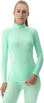 UYN Evolutyon langarm Funktionsshirt Damen light green/white/white L/XL